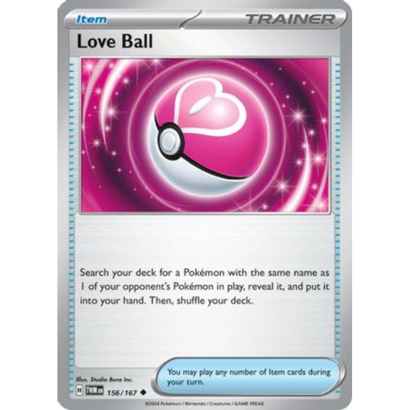 Love Ball 156/167  - Reverse Holofoil SV06 Twilight Masquerade - Uncommon