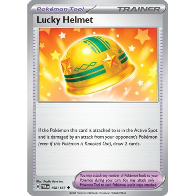 Lucky Helmet 158/167  - Reverse Holofoil SV06 Twilight Masquerade - Uncommon