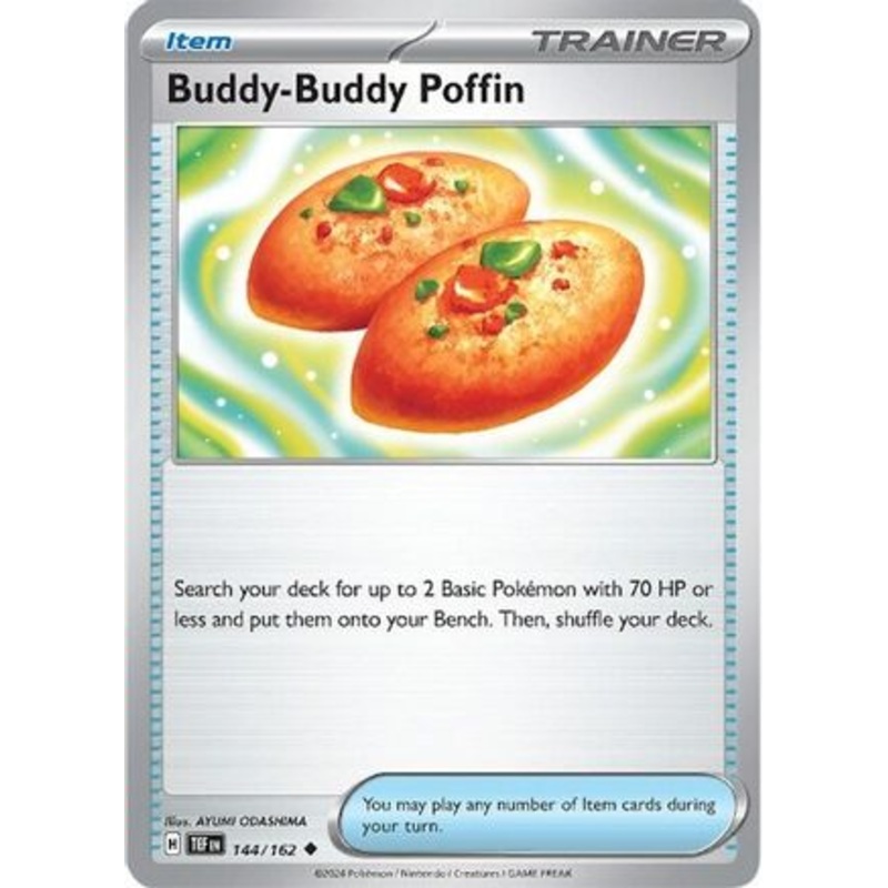 Buddy-Buddy Poffin 144/162  - Reverse Holofoil SV05 Temporal Forces - Uncommon