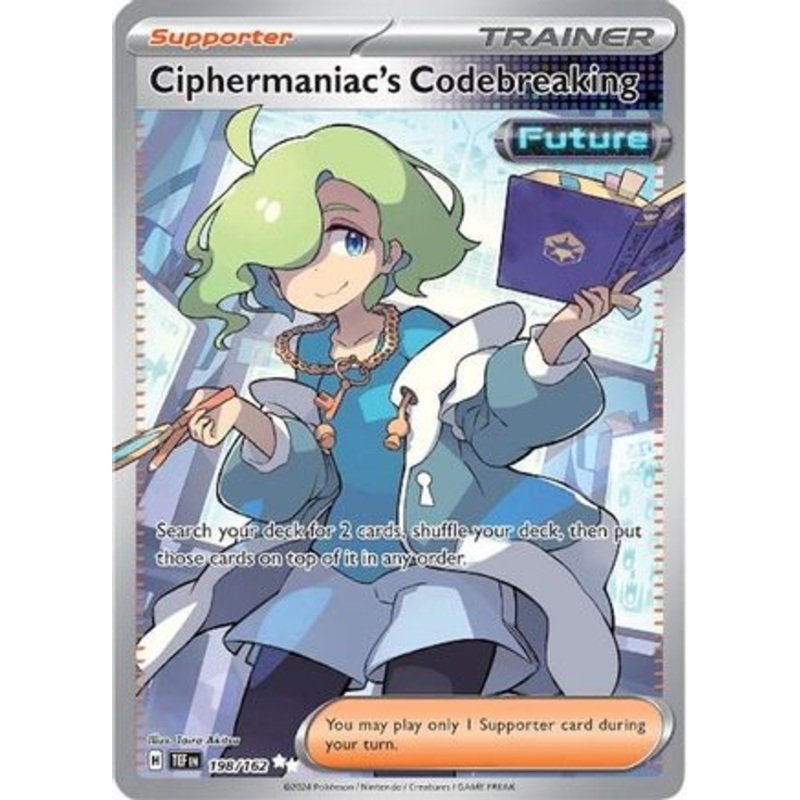 Ciphermaniac's Codebreaking 198/162  - Holofoil SV05 Temporal Forces - Ultra Rare