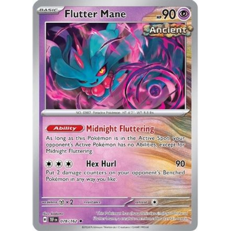 Flutter Mane 078/162  - Holofoil SV05 Temporal Forces - Rare
