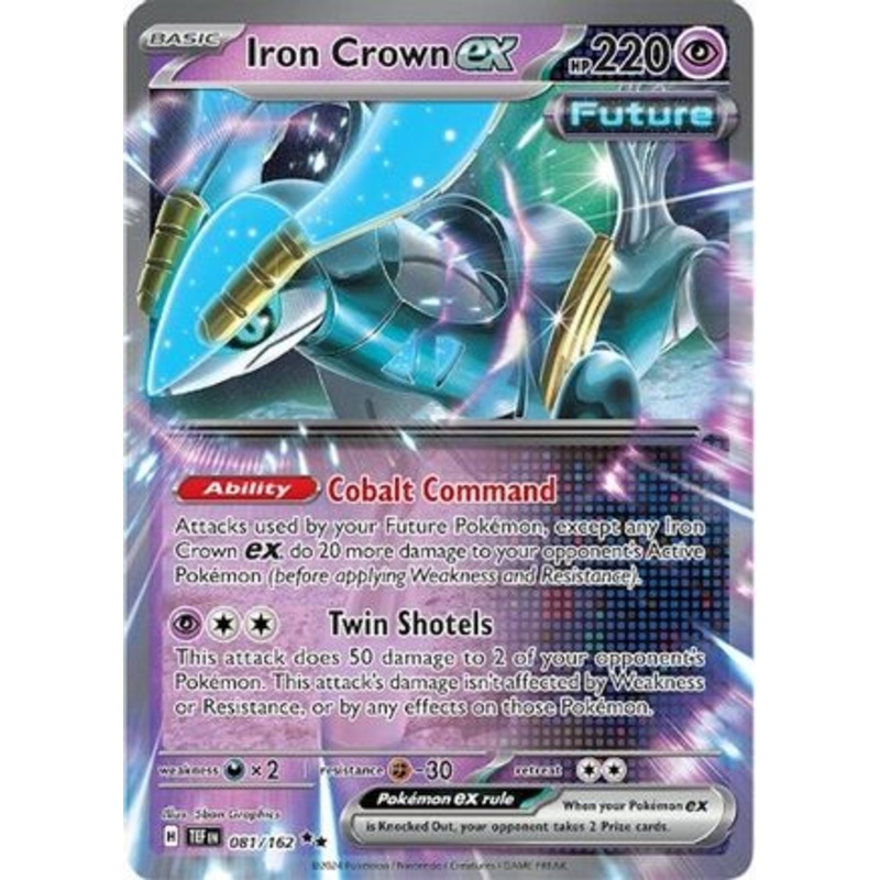 Iron Crown ex 081/162  - Holofoil SV05 Temporal Forces - Double Rare
