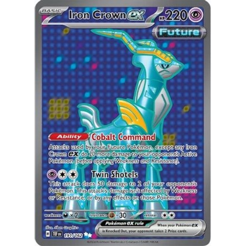 Iron Crown ex 191/162  - Holofoil SV05 Temporal Forces - Ultra Rare