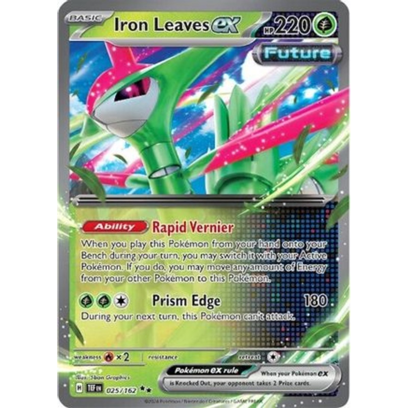 Iron Leaves ex 025/162  - Holofoil SV05 Temporal Forces - Double Rare