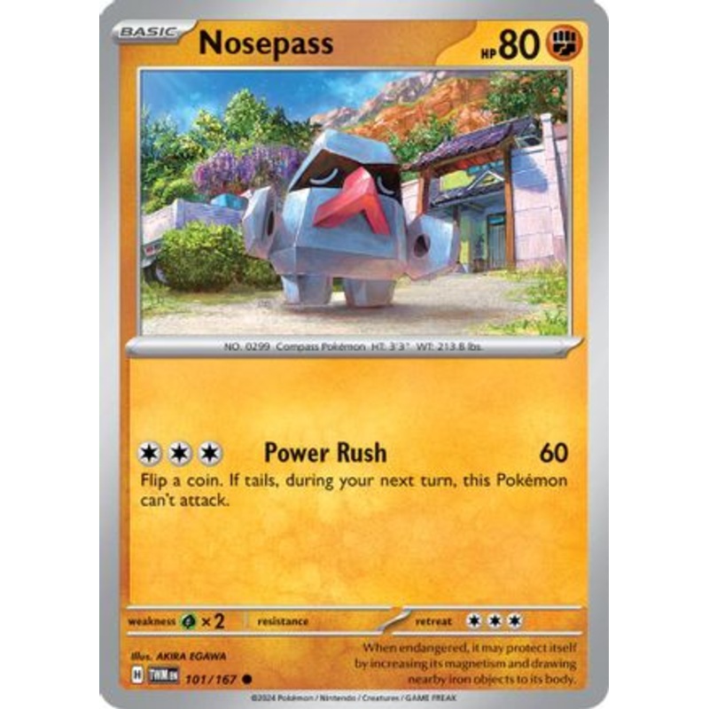 Nosepass 101/167  SV06 Twilight Masquerade - Common
