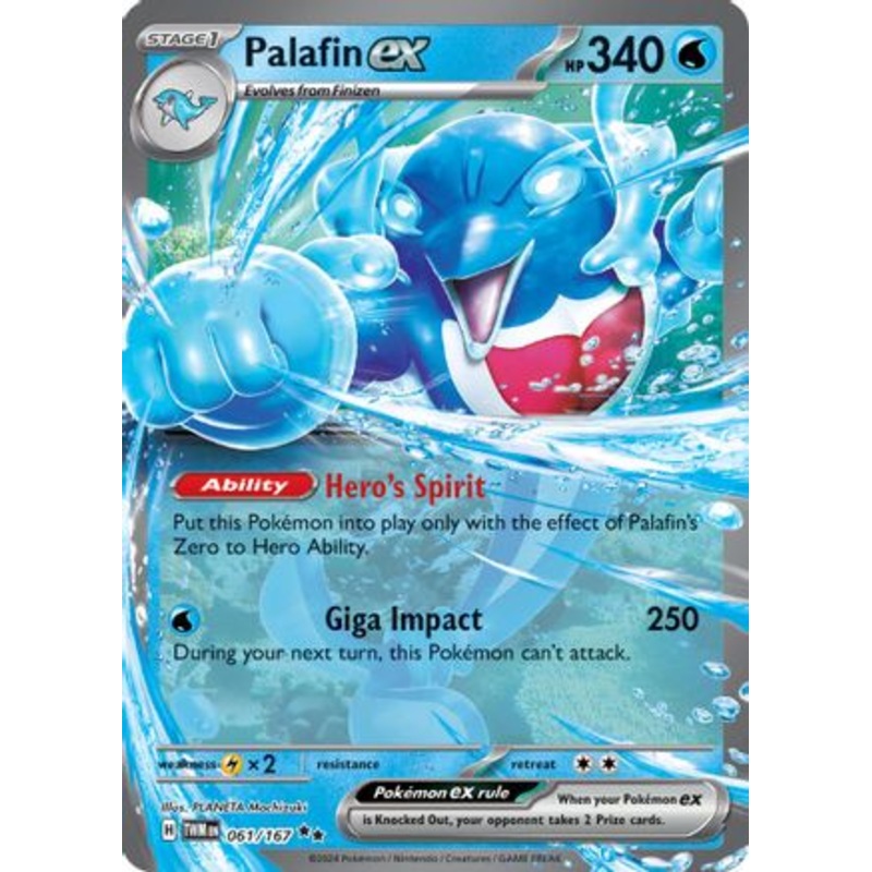 Palafin ex 061/167  - Holofoil SV06 Twilight Masquerade - Double Rare