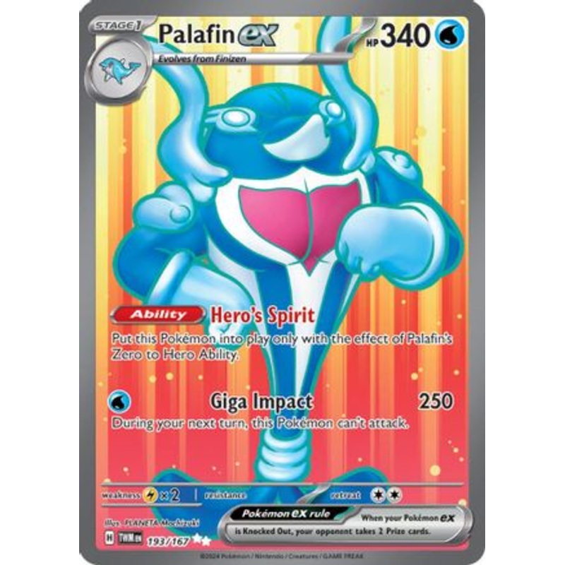 Palafin ex 193/167  - Holofoil SV06 Twilight Masquerade - Ultra Rare