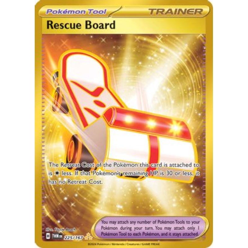 Rescue Board 225/167  - Holofoil SV06 Twilight Masquerade - Hyper Rare