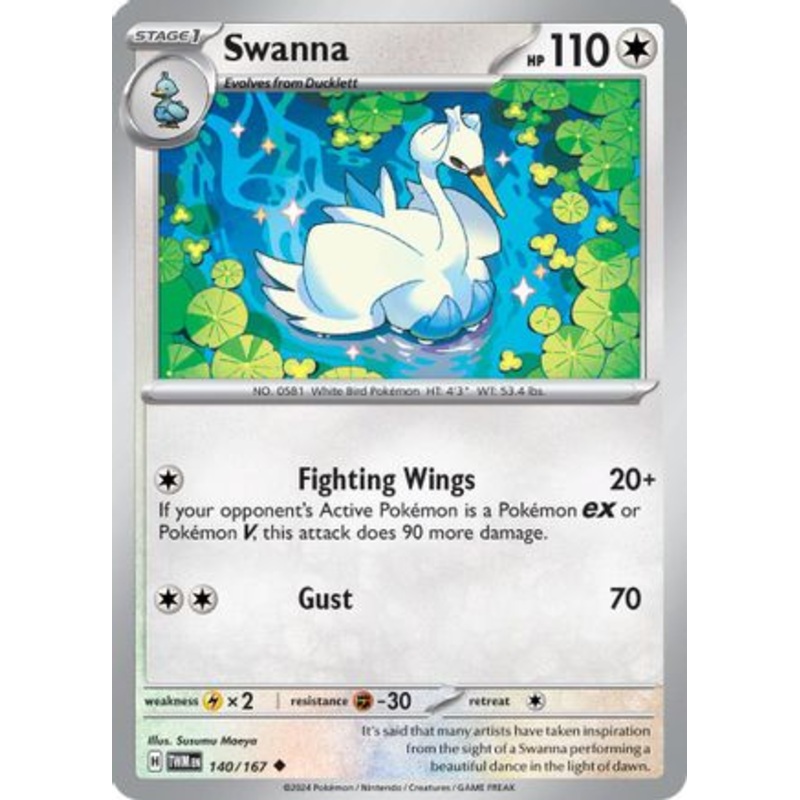 Swanna 140/167  SV06 Twilight Masquerade - Uncommon