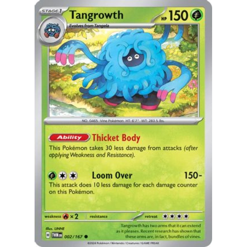 Tangrowth 002/167  SV06 Twilight Masquerade - Common