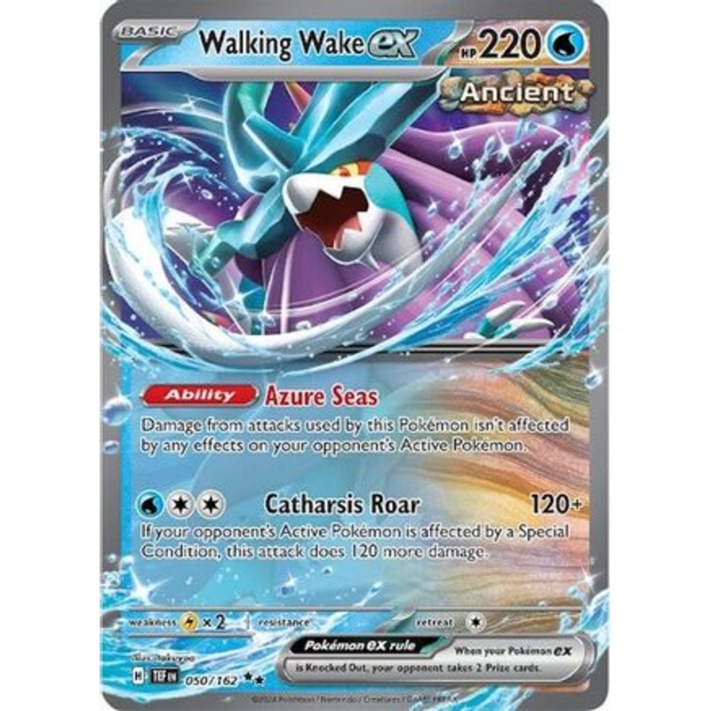 Walking Wake ex 050/162  - Holofoil SV05 Temporal Forces - Double Rare
