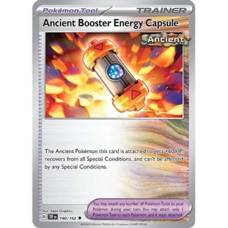 Ancient Booster Energy Capsule 140/162  - Reverse Holofoil SV05 Temporal Forces - Uncommon