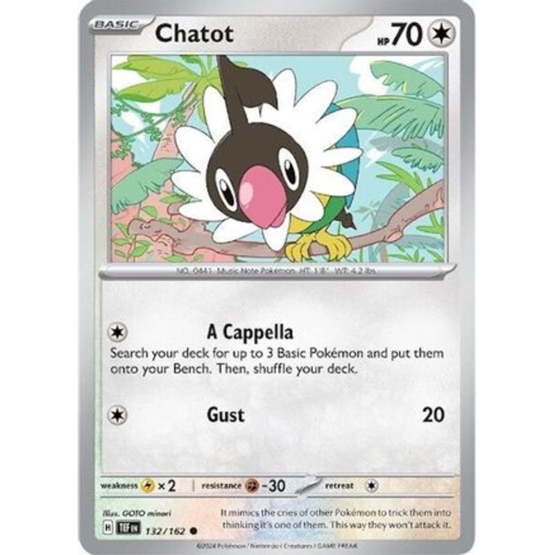 Chatot 132/162  SV05 Temporal Forces - Common