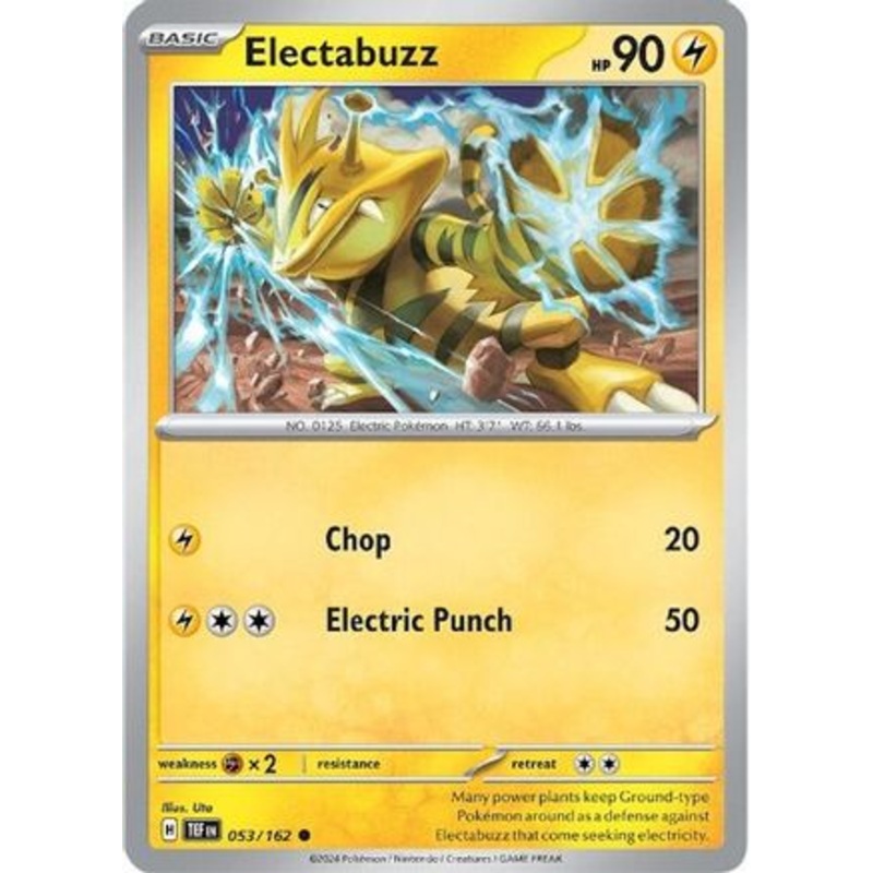Electabuzz 053/162  - Reverse Holofoil SV05 Temporal Forces - Common