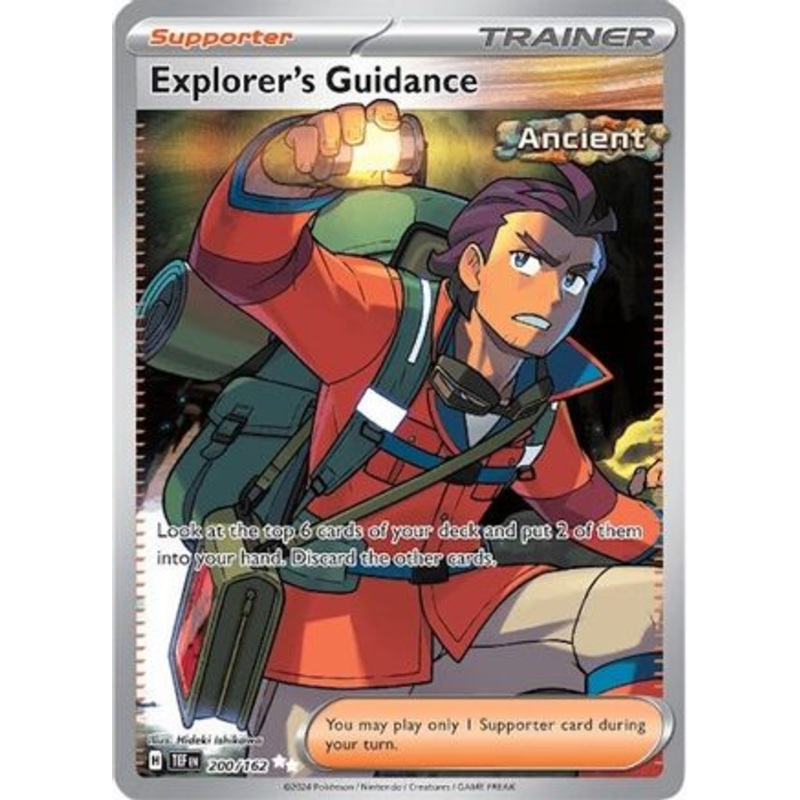 Explorer's Guidance 200/162  - Holofoil SV05 Temporal Forces - Ultra Rare