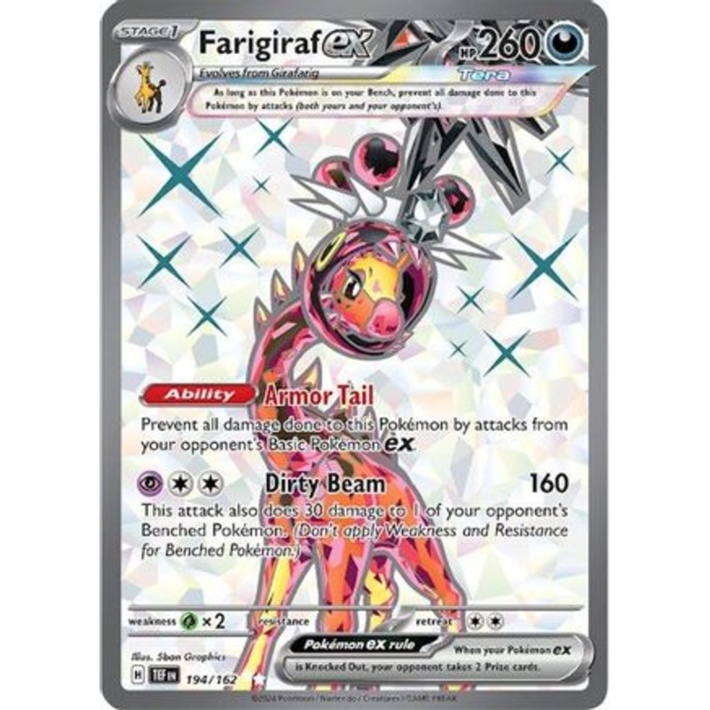 Farigiraf ex 194/162  - Holofoil SV05 Temporal Forces - Ultra Rare