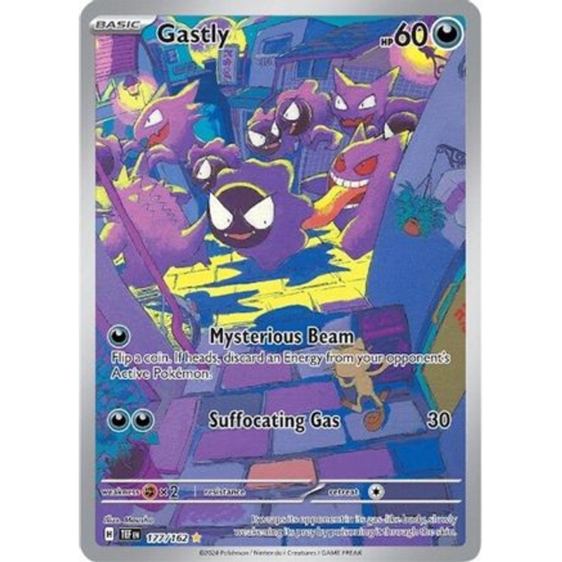 Gastly 177/162  - Holofoil SV05 Temporal Forces - Illustration Rare
