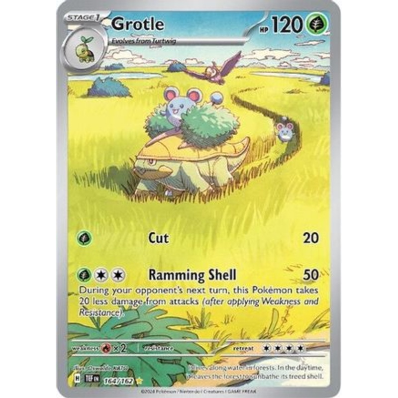 Grotle 164/162  - Holofoil SV05 Temporal Forces - Illustration Rare