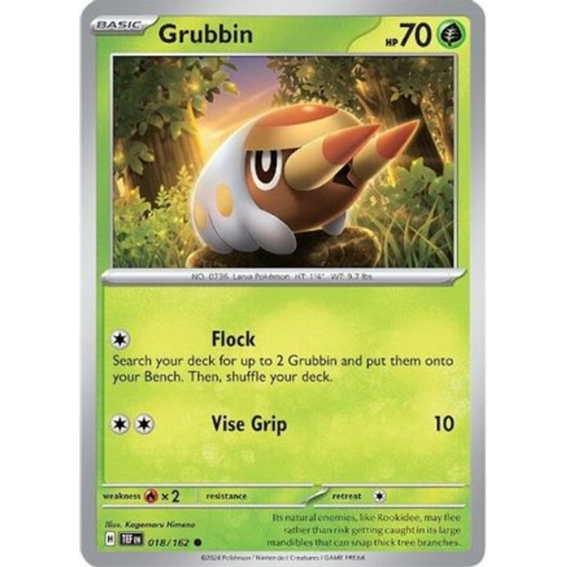 Grubbin 018/162  SV05 Temporal Forces - Common