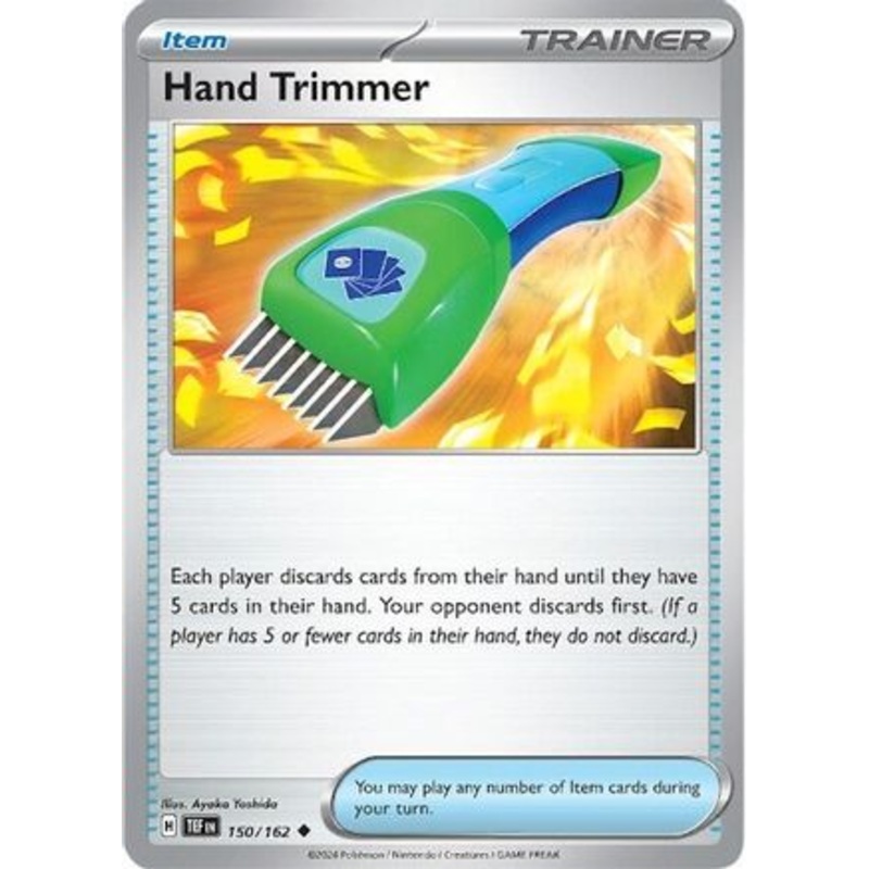 Hand Trimmer 150/162  - Reverse Holofoil SV05 Temporal Forces - Uncommon