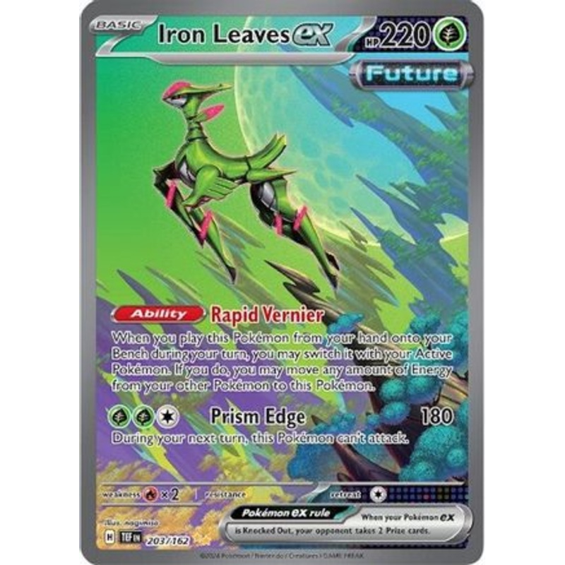 Iron Leaves ex 203/162  - Holofoil SV05 Temporal Forces - Special Illustration Rare