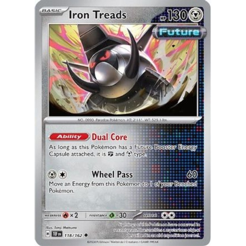 Iron Treads 118/162  - Reverse Holofoil SV05 Temporal Forces - Uncommon