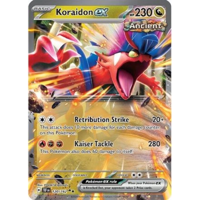 Koraidon ex 120/162  - Holofoil SV05 Temporal Forces - Double Rare