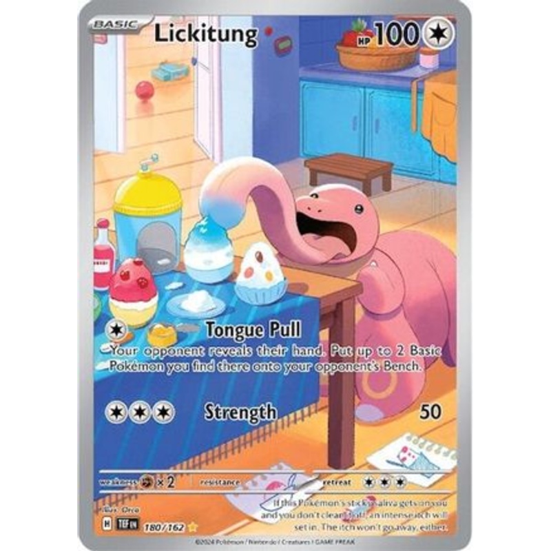 Lickitung 180/162  - Holofoil SV05 Temporal Forces - Illustration Rare