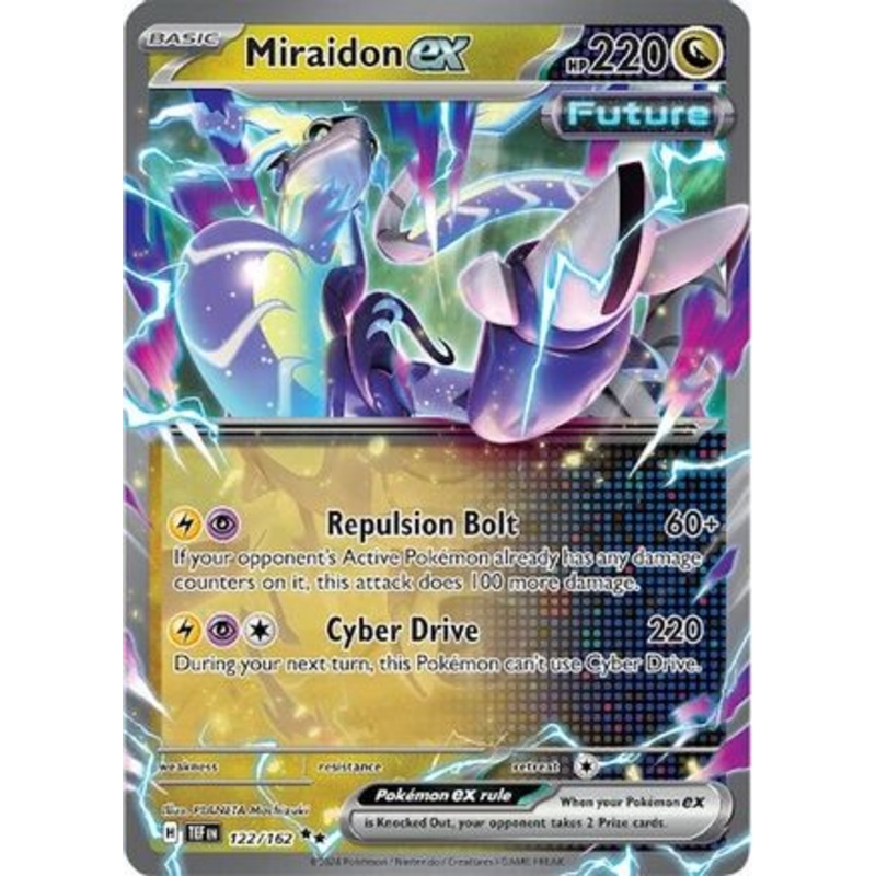 Miraidon ex 122/162  - Holofoil SV05 Temporal Forces - Double Rare