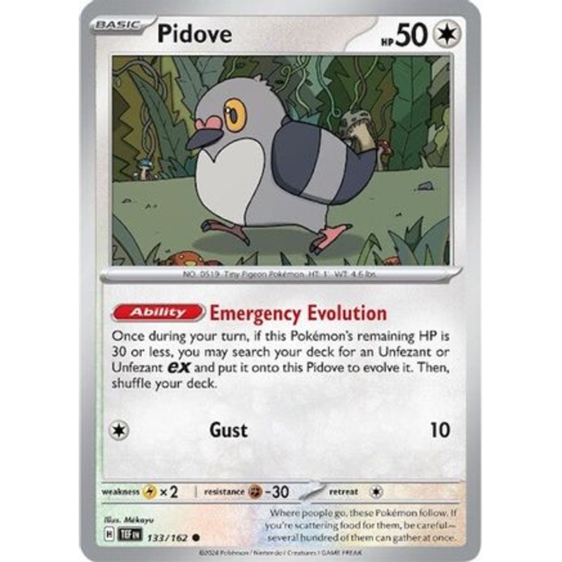 Pidove 133/162  SV05 Temporal Forces - Common