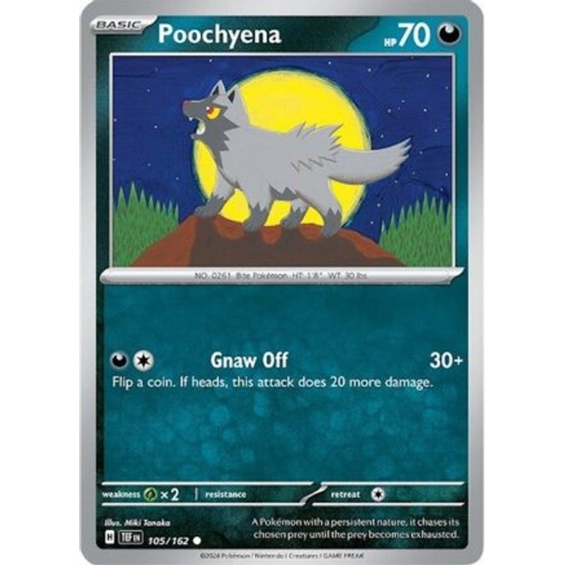 Poochyena 105/162  SV05 Temporal Forces - Common