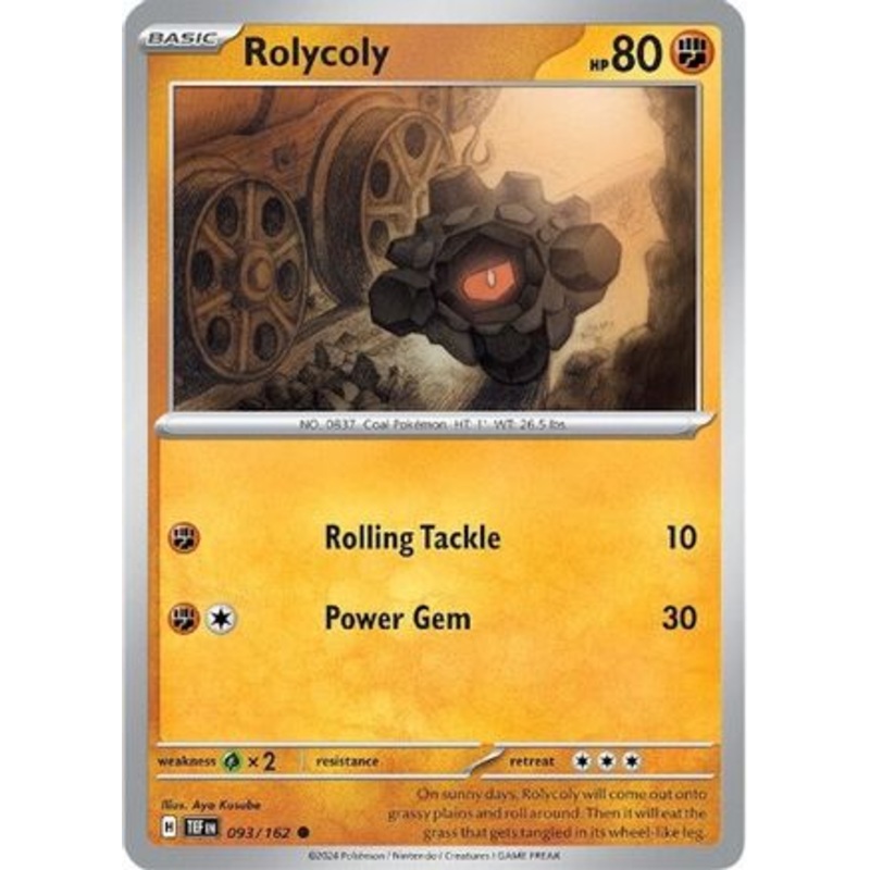 Rolycoly 093/162  SV05 Temporal Forces - Common