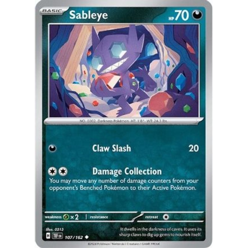 Sableye 107/162  SV05 Temporal Forces - Uncommon