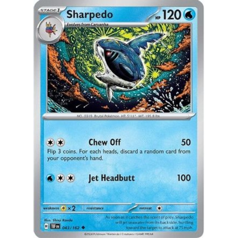 Sharpedo 043/162  SV05 Temporal Forces - Uncommon