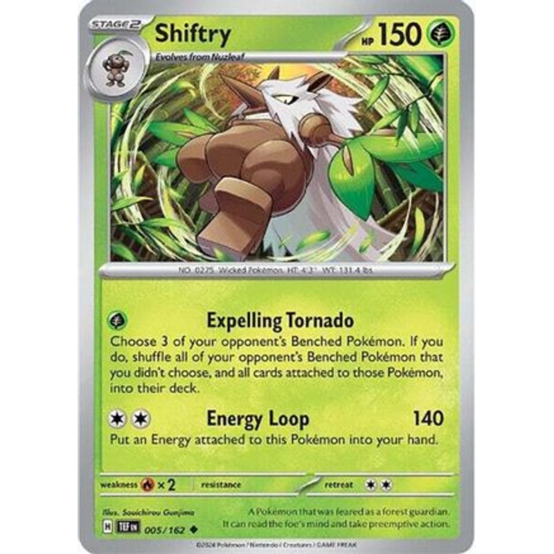 Shiftry 005/162  SV05 Temporal Forces - Uncommon