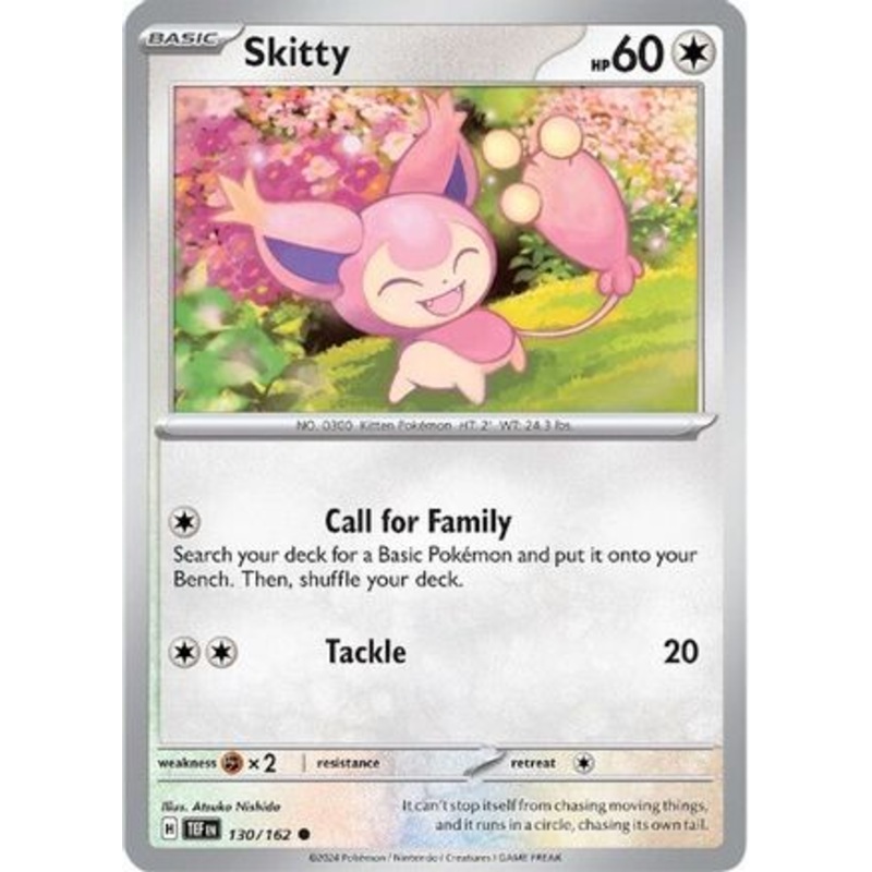 Skitty 130/162  SV05 Temporal Forces - Common