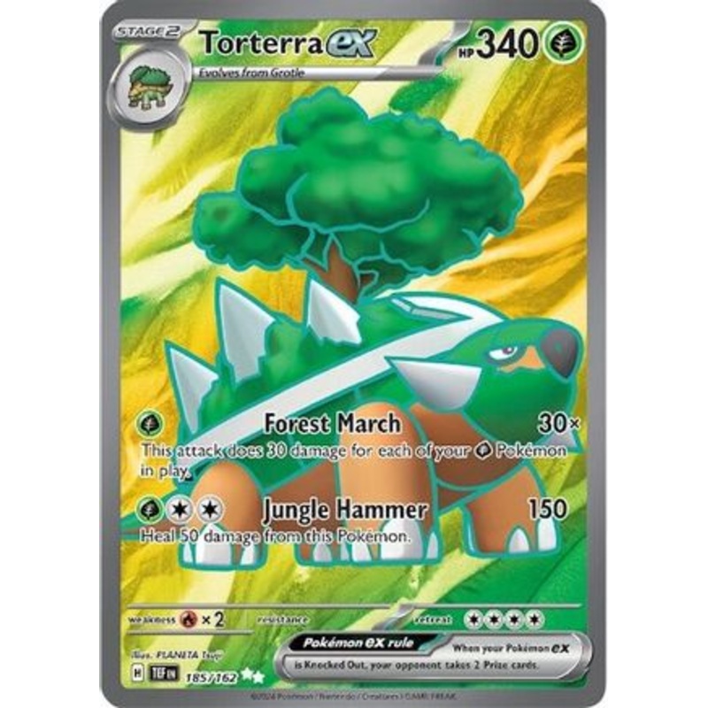 Torterra ex 185/162  - Holofoil SV05 Temporal Forces - Ultra Rare