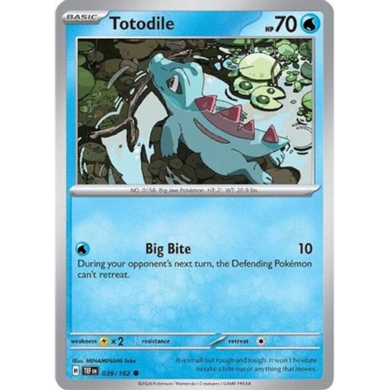 Totodile 039/162  - Reverse Holofoil SV05 Temporal Forces - Common