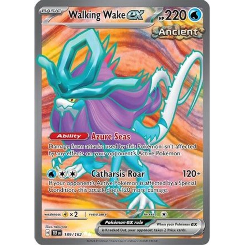 Walking Wake ex 189/162  - Holofoil SV05 Temporal Forces - Ultra Rare