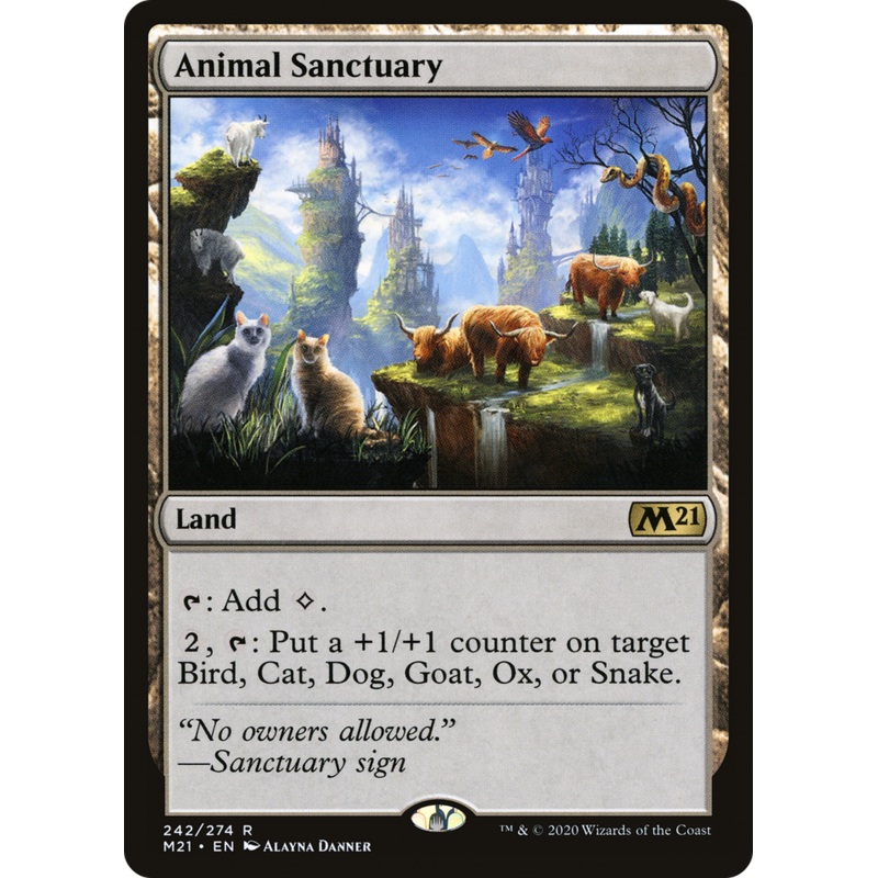 Animal Sanctuary (M21-242) - Core Set 2021 Foil