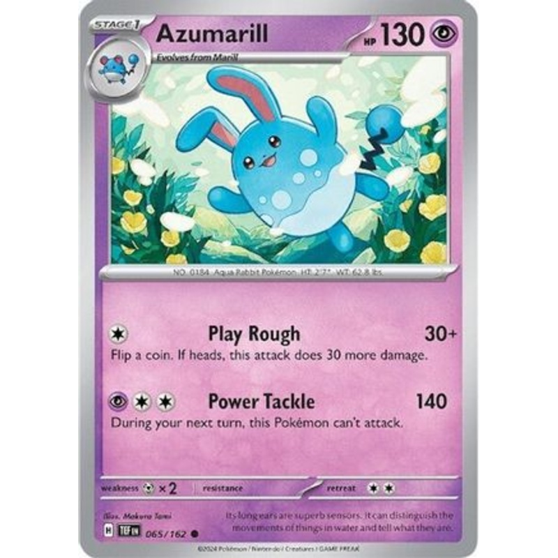 Azumarill 065/162  SV05 Temporal Forces - Common