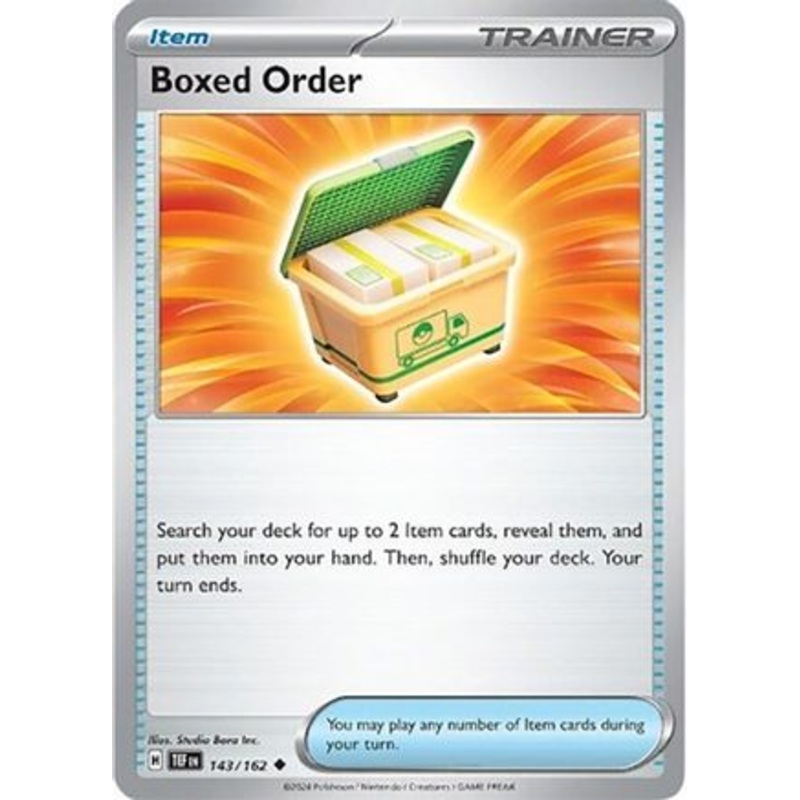 Boxed Order 143/162  SV05 Temporal Forces - Uncommon