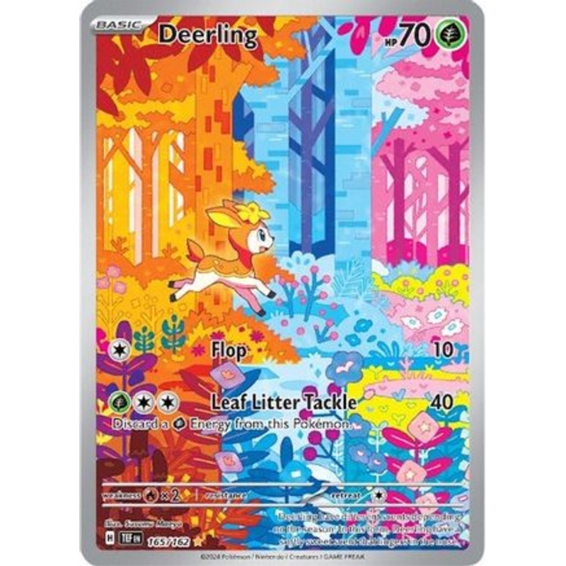 Deerling 165/162  - Holofoil SV05 Temporal Forces - Illustration Rare