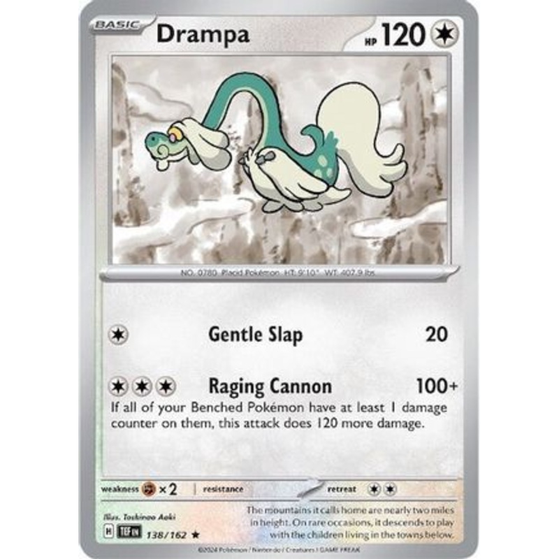Drampa 138/162  - Reverse Holofoil SV05 Temporal Forces - Rare