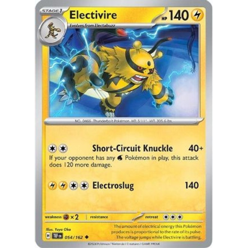 Electivire 054/162  SV05 Temporal Forces - Uncommon