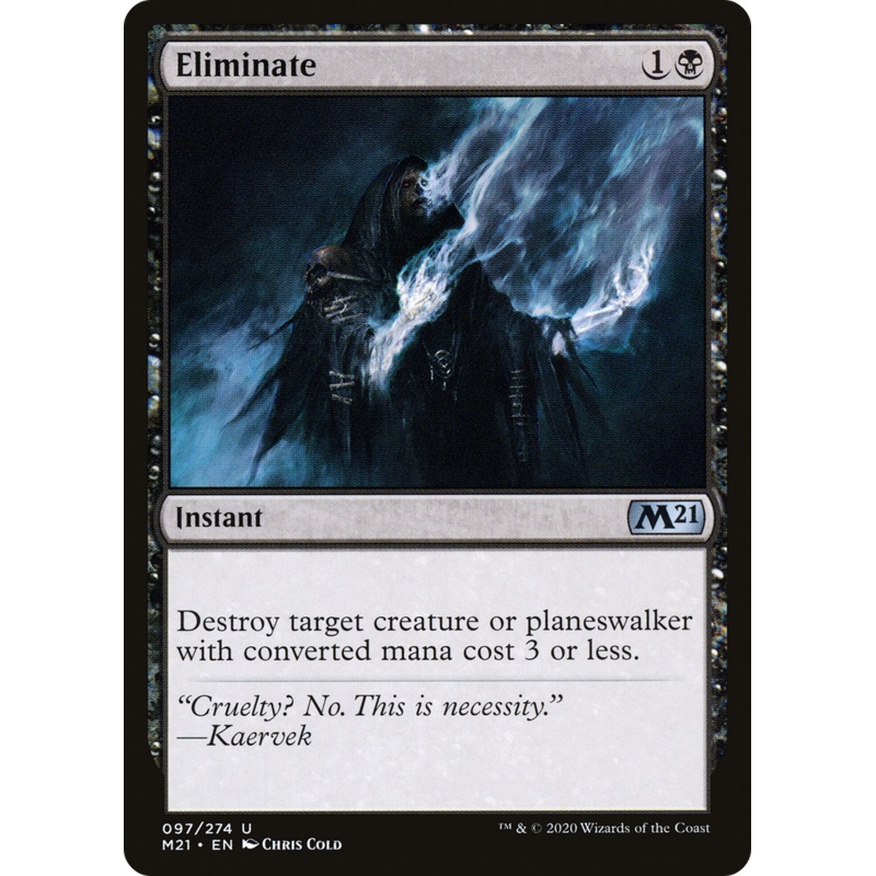 Eliminate (M21-097) - Core Set 2021 Foil