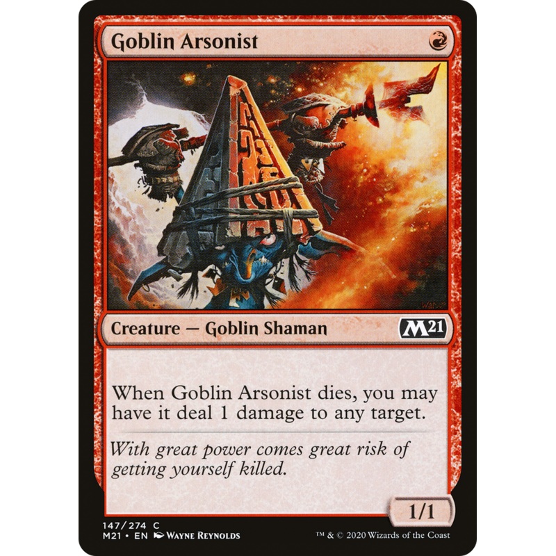 Goblin Arsonist (M21-147) - Core Set 2021 Foil