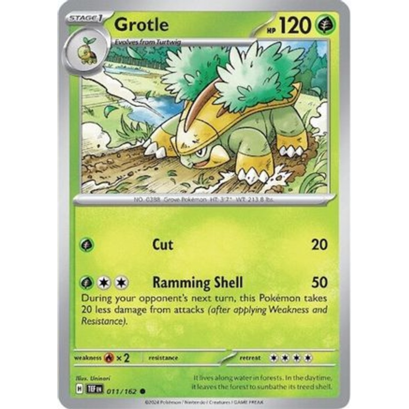 Grotle 011/162  - Reverse Holofoil SV05 Temporal Forces - Common