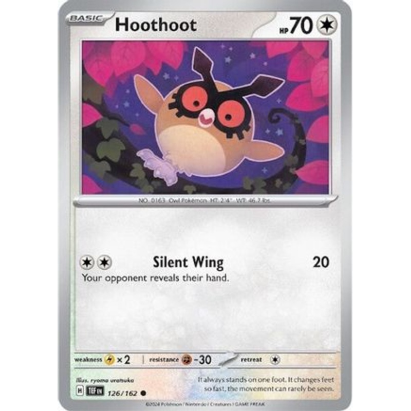 Hoothoot 126/162  SV05 Temporal Forces - Common