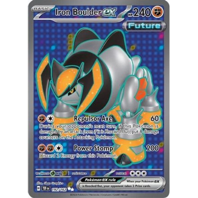 Iron Boulder ex 192/162  - Holofoil SV05 Temporal Forces - Ultra Rare